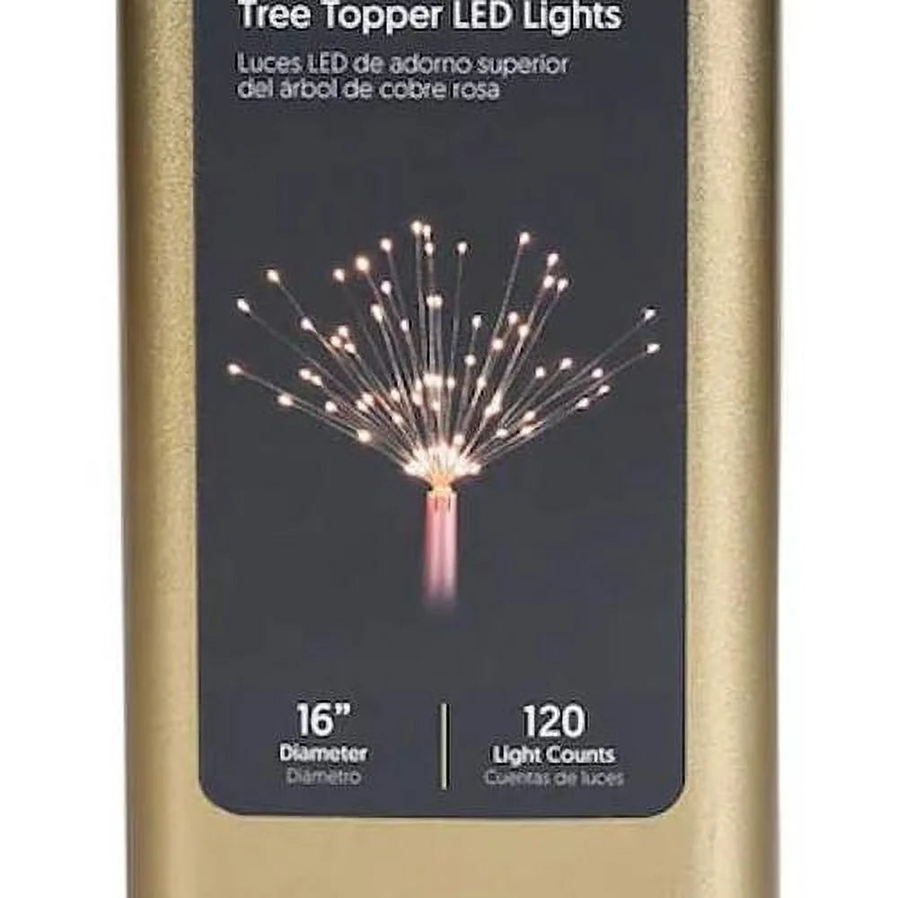 120-Count 1.33-Ft Warm White LED Battery-Operated Indoor Christmas String Lights D7843