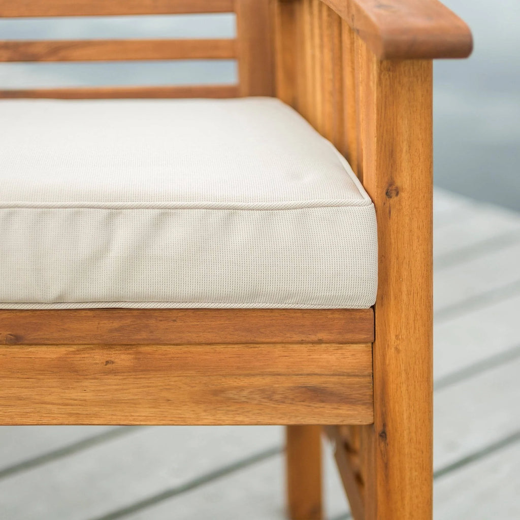 Brown Acacia Outdoor Love Seat Z520680