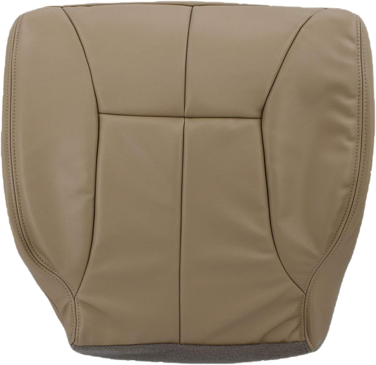 Synthetic Leather Seat Cover Replacement for Dodge Ram 1500 2500 3500 Laramie SLT Driver Bottom Agate Dark Gray U262