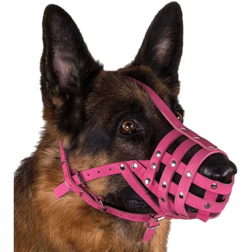 Leather Dog Muzzle J434