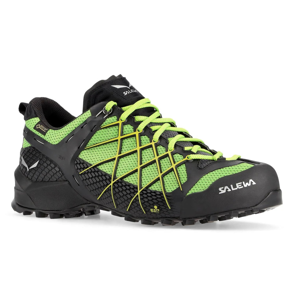 Men's Wildfire GTX Hiking Shoes - Black Out/Fluo Yellow - 8.5 D846527