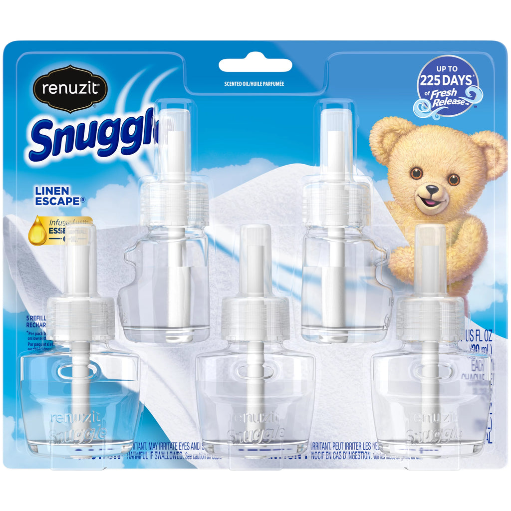 Linen Escape Scented Oil Plug In Refills Air Fresheners, 5 Count I189