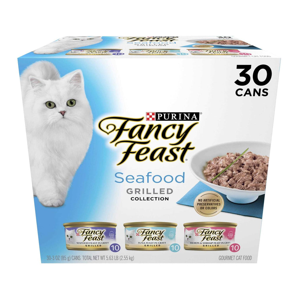 Wet Cat Food Variety Pack Seafood Grilled Collection R14743