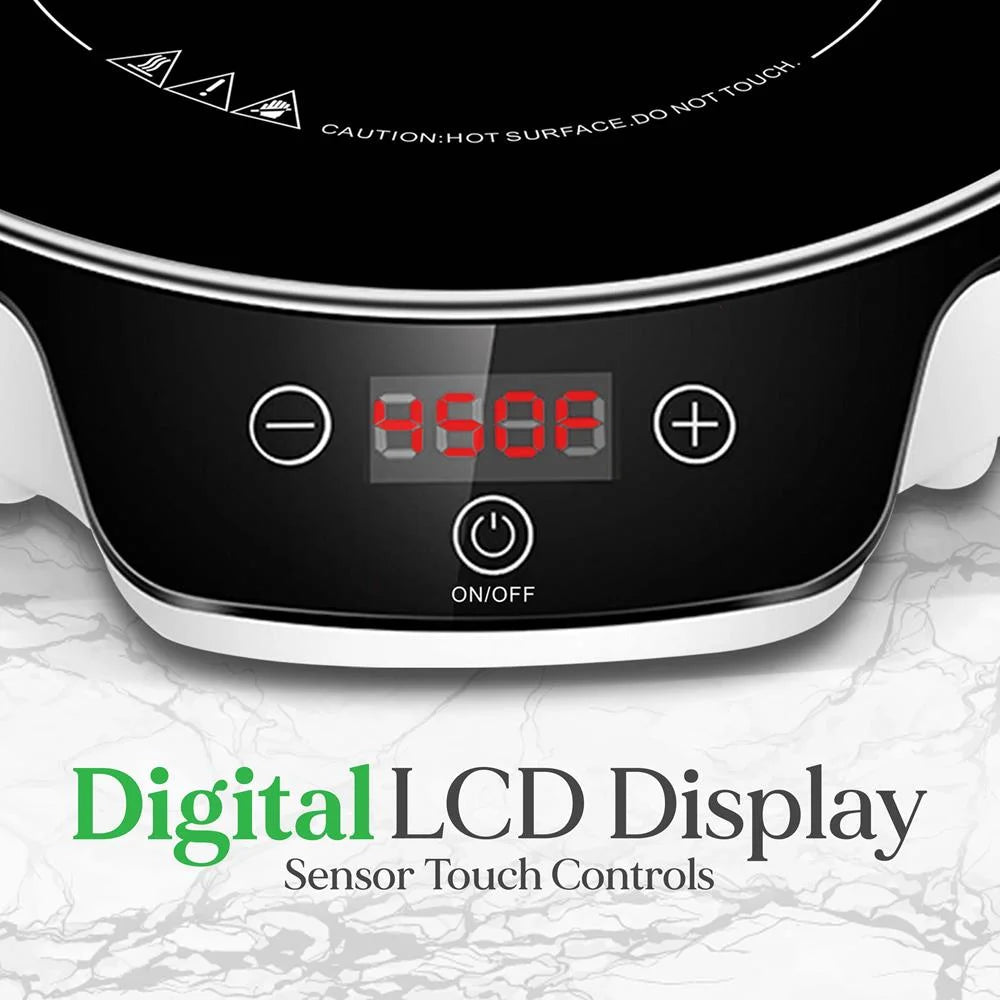 Portable Single Burner Cooktop with Digital Display W96553