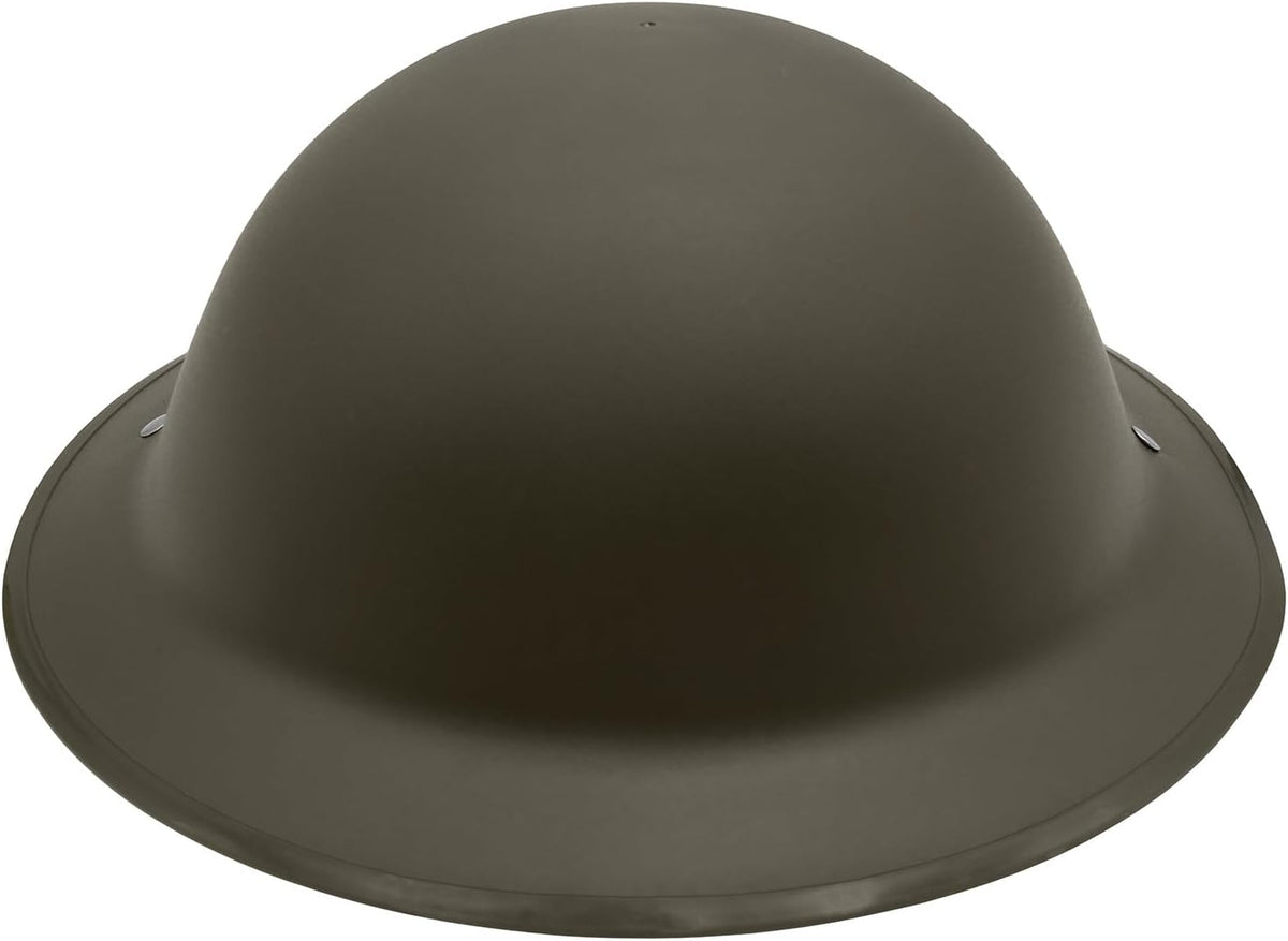 Olive Drab Green Lightweight Plastic British Army Helmet X442