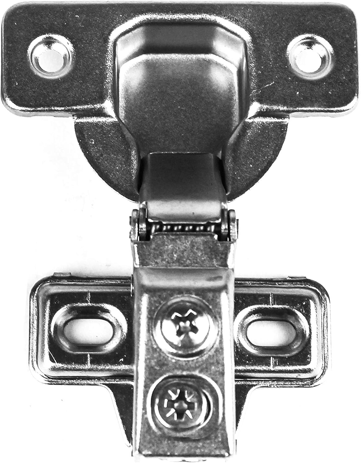 30 Pieces 3/8 inch Overlay Soft Closing Concealed Cabinet Door Hinges with Screws W939