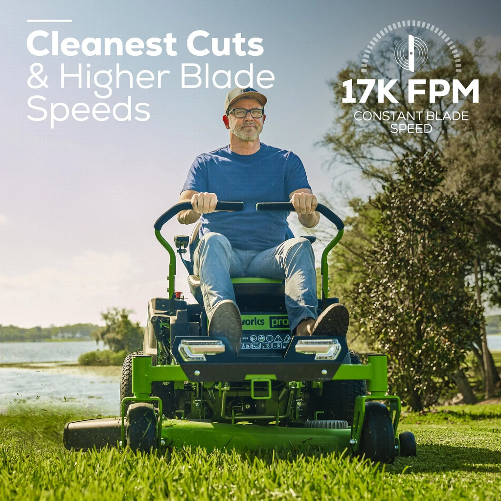 60V 42” Electric Zero Turn Mower with 8 Ah Batteries Y431