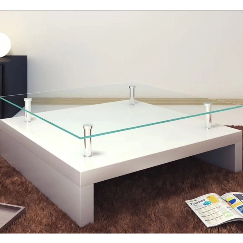 White Glass Coffee Table T951
