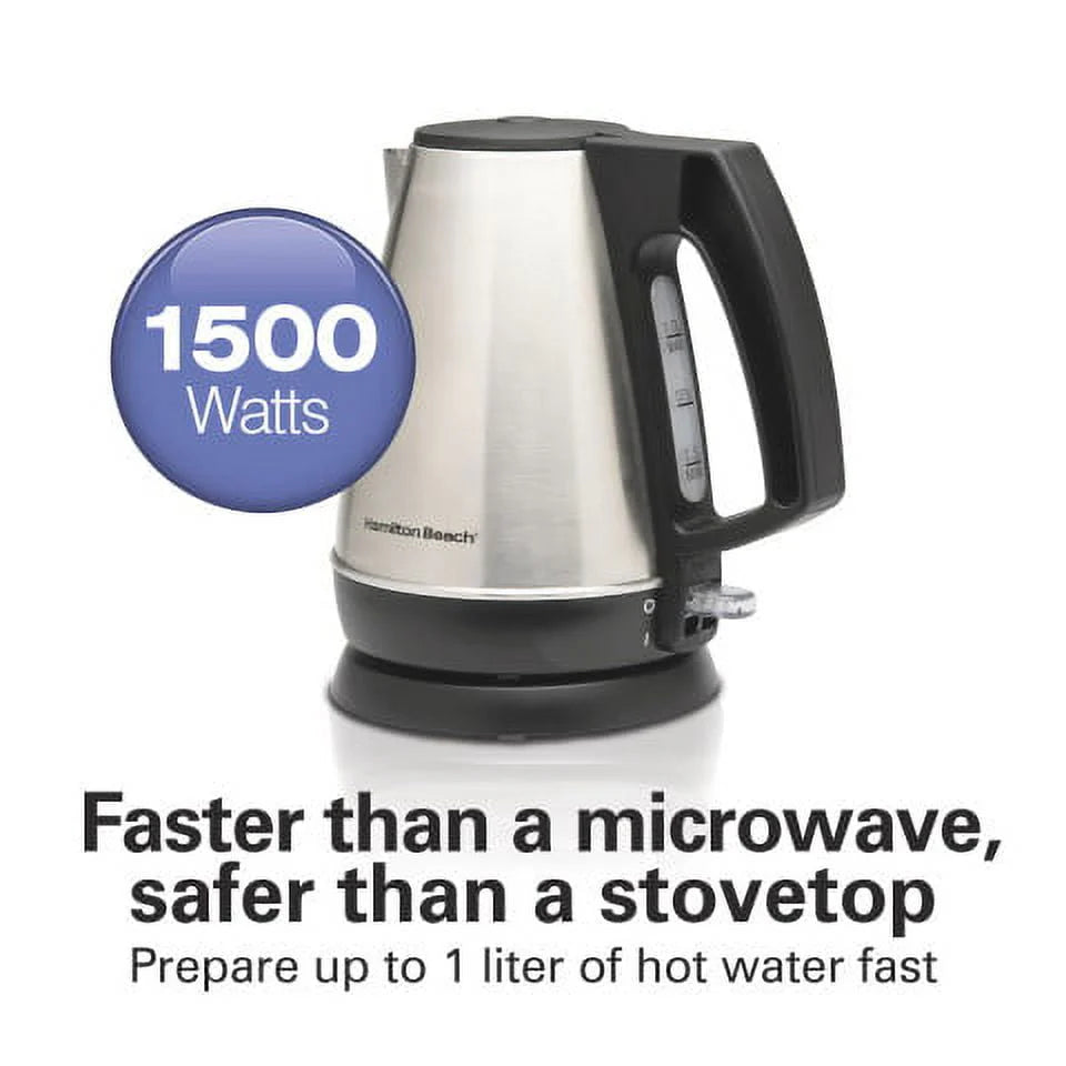 1 Liter Stainless Steel Electric Kettle H7821