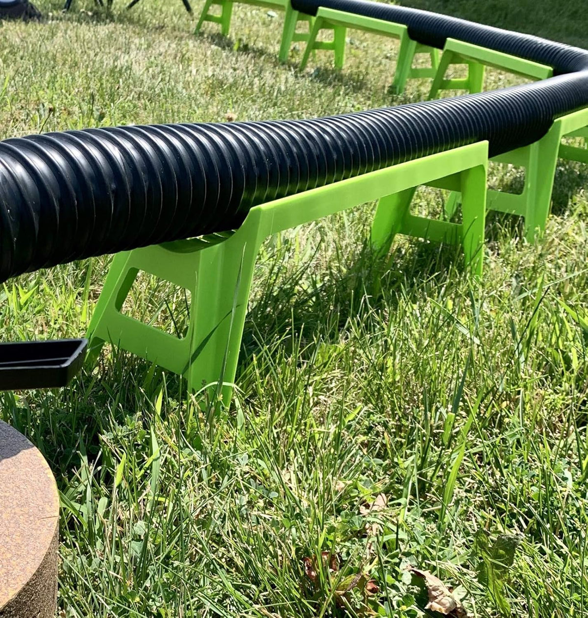 Green Pack of 2 RV Sewer Hose Support A669389