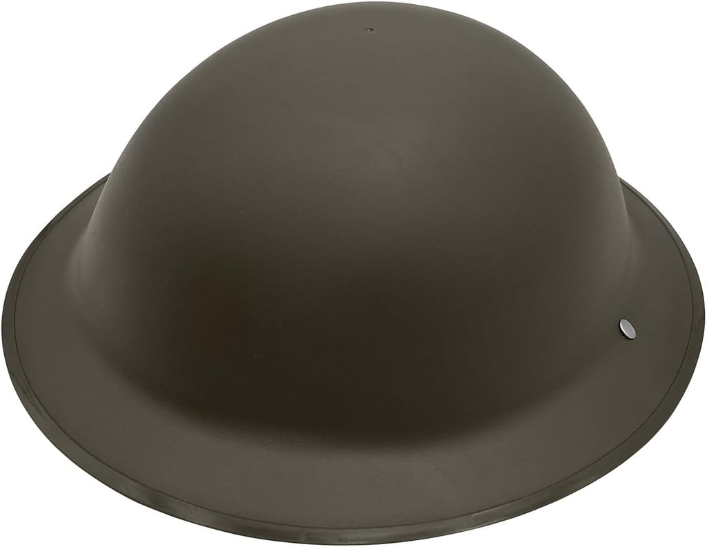 Olive Drab Green Lightweight Plastic British Army Helmet X442