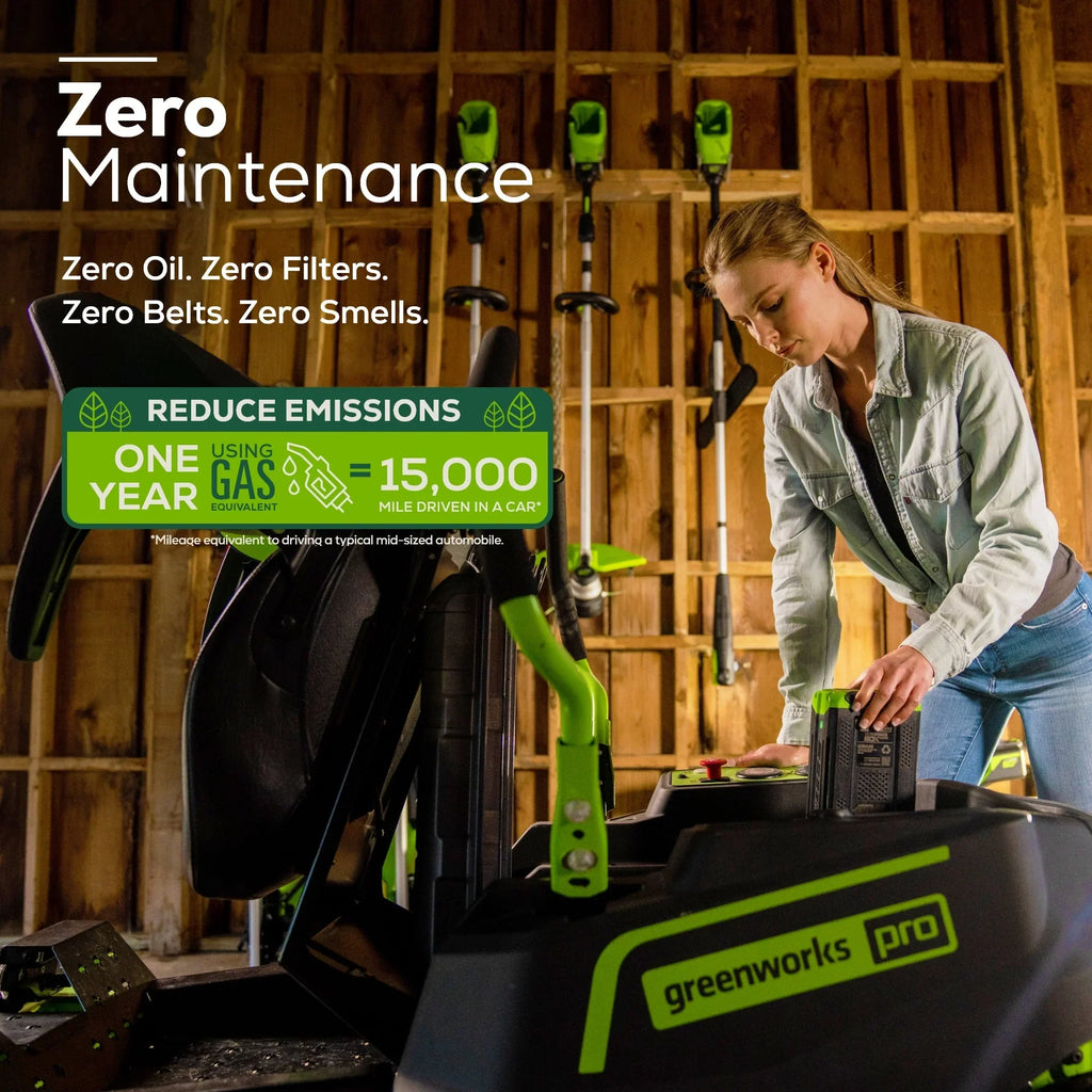60V 42” Electric Zero Turn Mower with 8 Ah Batteries Y431