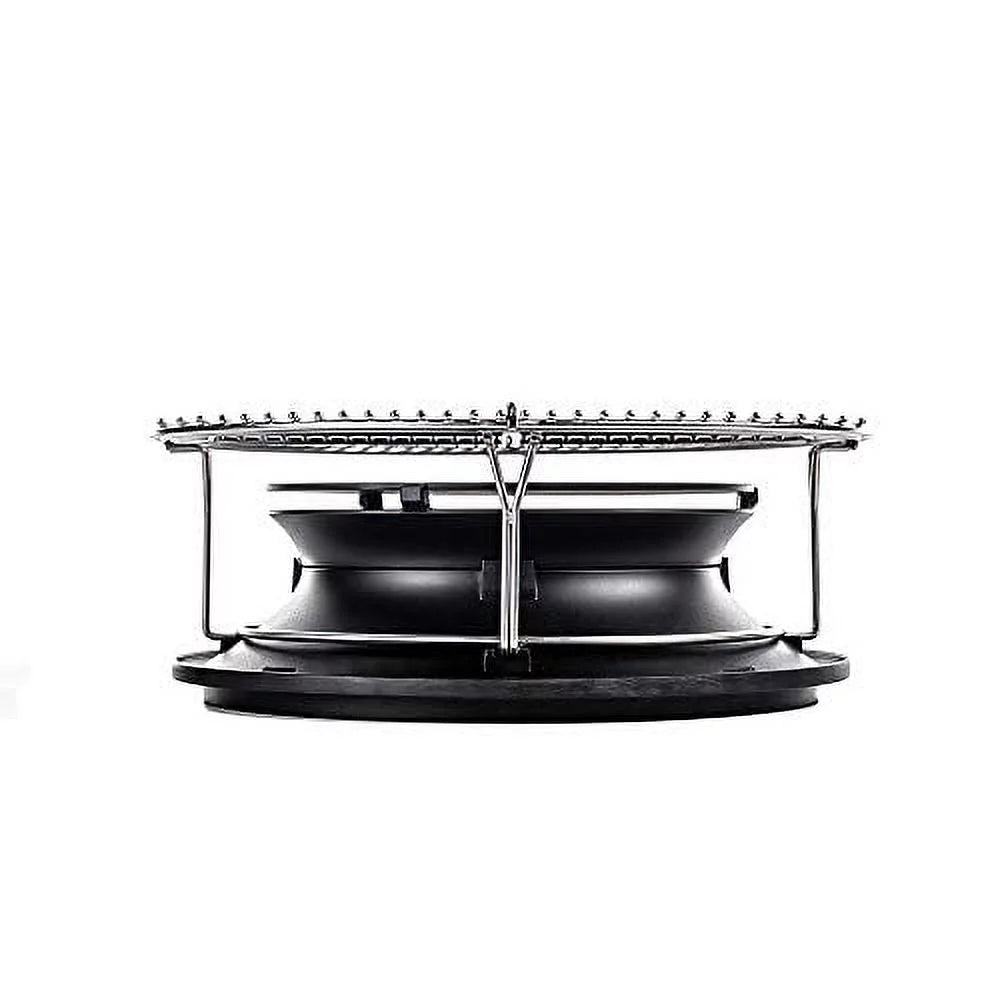 Black Ceramic Grill with Cooking Rack J251765