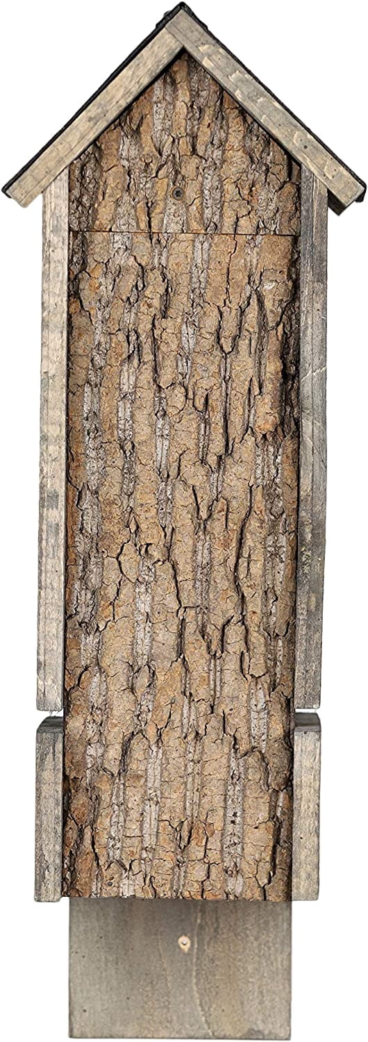 Rustic Handmade Bat House with Bat Attractant R90789