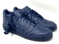 Navy Leather Mid Skate Shoes N15658