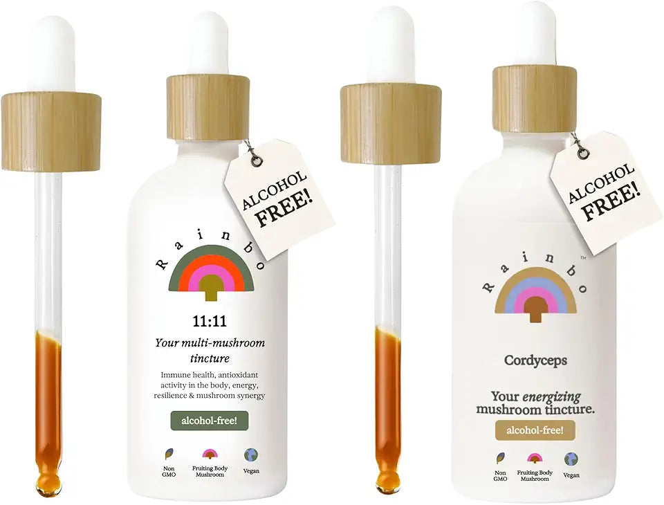 Alcohol Free Mushroom Extract Tincture Bundle F443