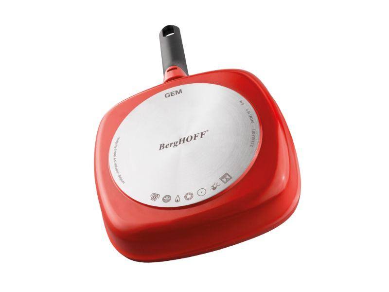 9.5x22 Cast Aluminum Non-Stick Covered Saute Pan P891
