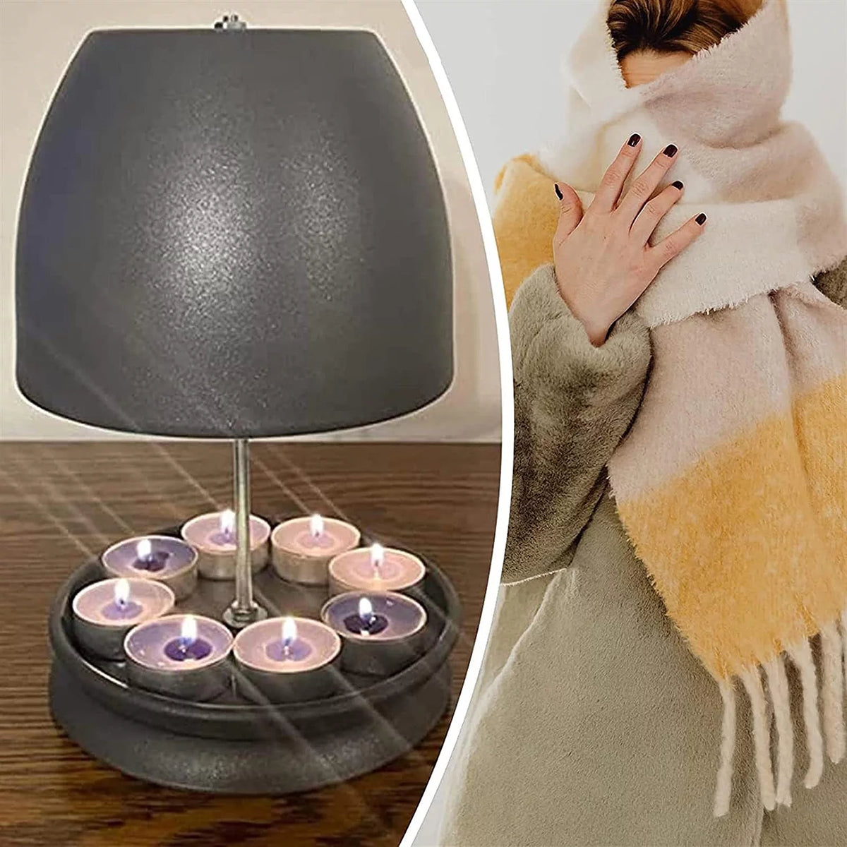 Tea Light Candle Stove Heater O445