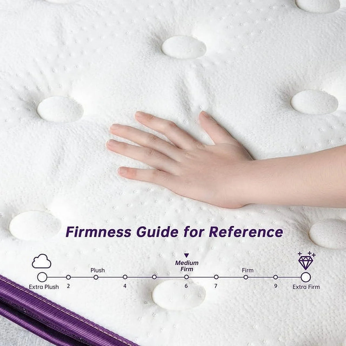 Full Size 10 inch Pillow Top Memory Foam Mattress S56205