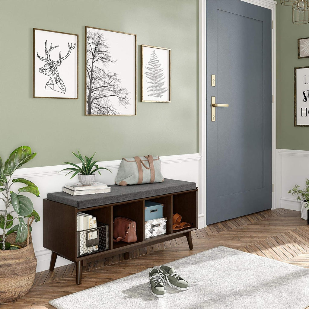4 Shelf Walnut Bookcase S14654