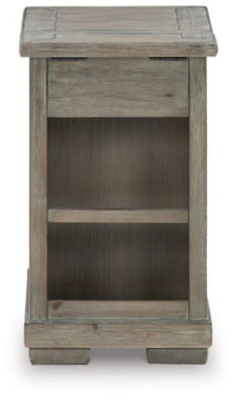 Bisque Chairside End Table E155696