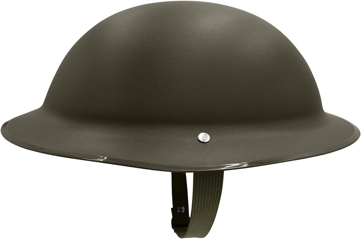 Olive Drab Green Lightweight Plastic British Army Helmet X442