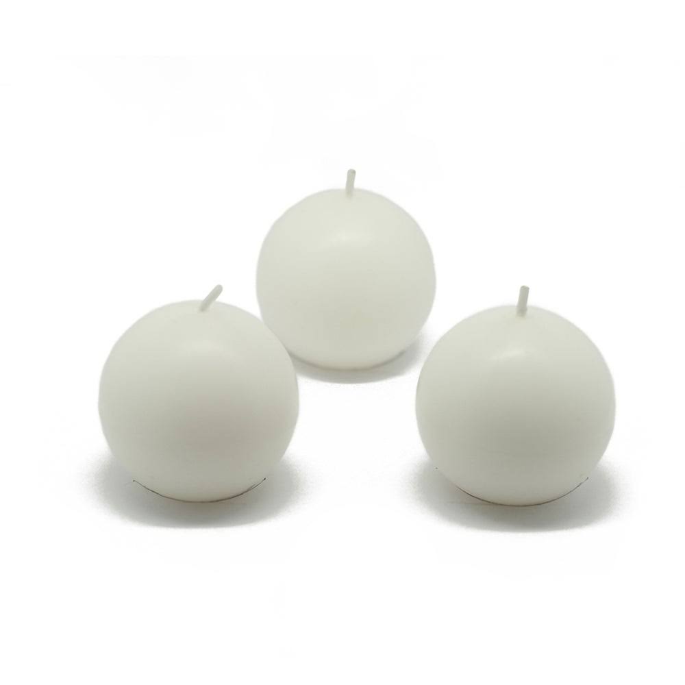 2 inch Ball Candles Case of 96 Yellow C52315