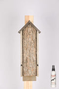 Rustic Handmade Bat House with Bat Attractant R90789