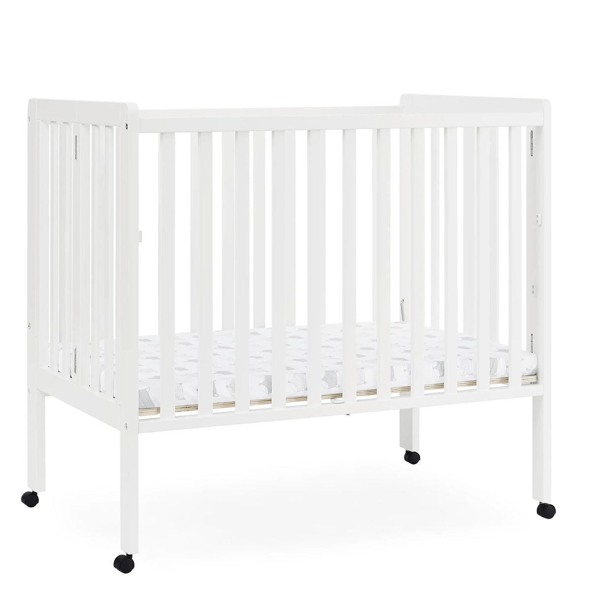 Portable Folding Mini Crib with 1.5-Inch Mattress Q898