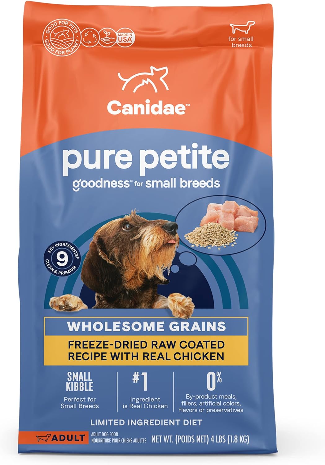 4 lbs. Dry Dog Food for Small Breeds Z5724