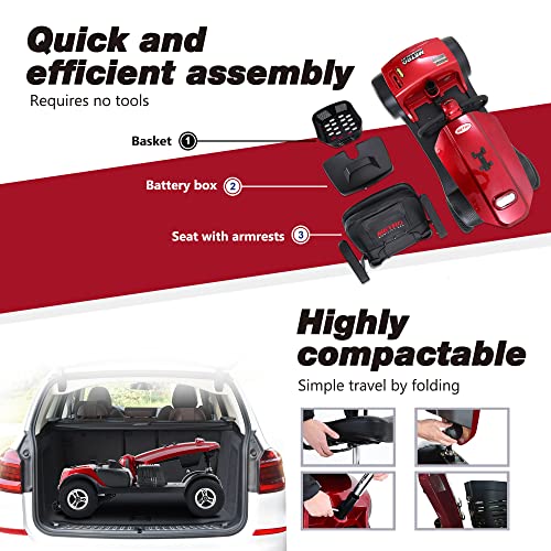 Compact 4 Wheel Mobility Scooter O244164