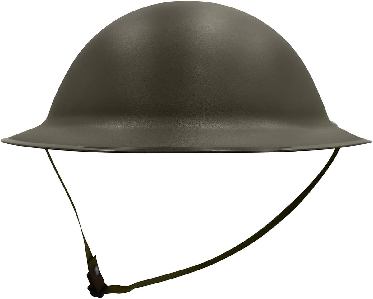 Olive Drab Green Lightweight Plastic British Army Helmet X442