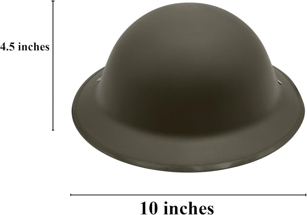 Olive Drab Green Lightweight Plastic British Army Helmet X442