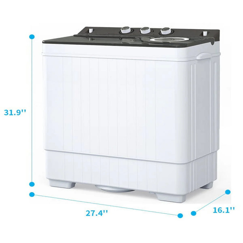26lbs Semi-Automatic Washing Machine with Drain Pump P821665
