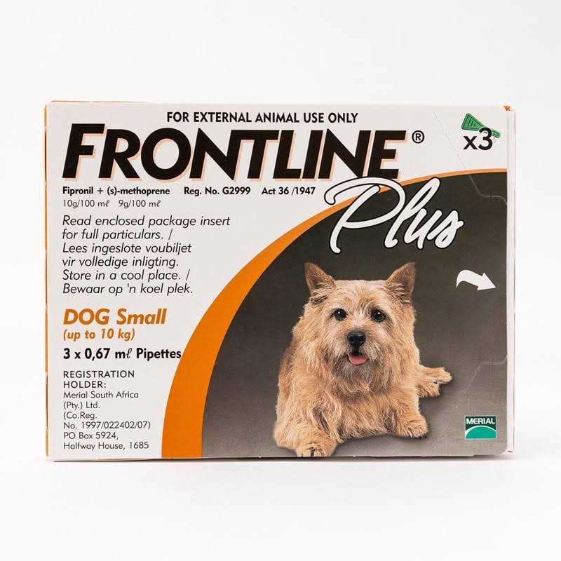 Frontline Plus Small Dogs 2-10Kg Y88937