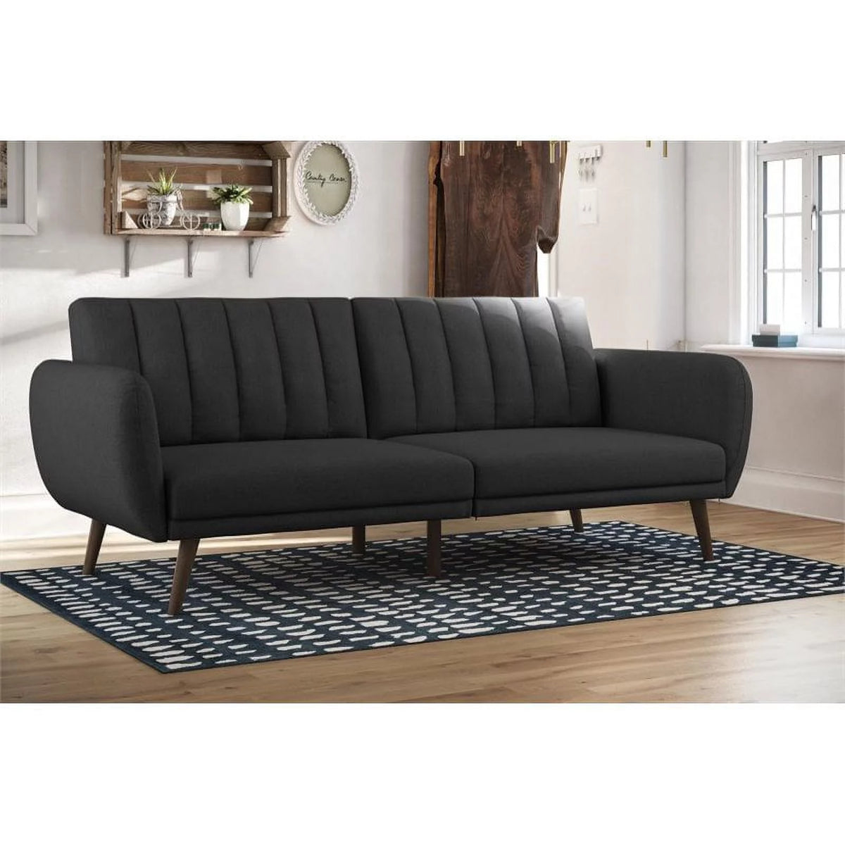 Dark Gray Sleeper Sofa E4674