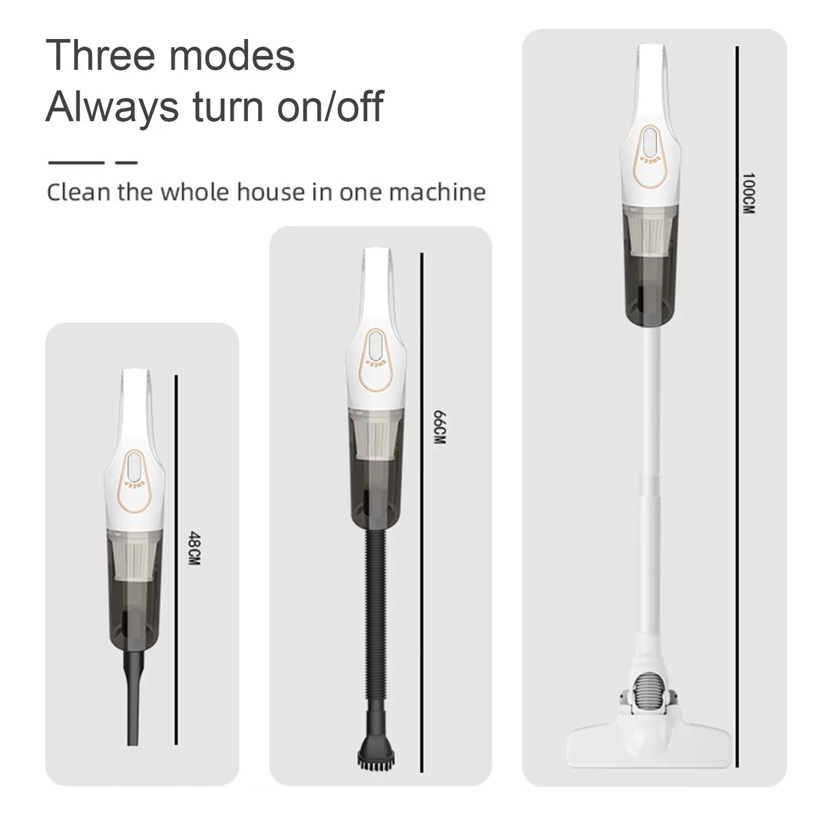 3-in-1 Handheld Wireless Vacuum Cleaner K903370