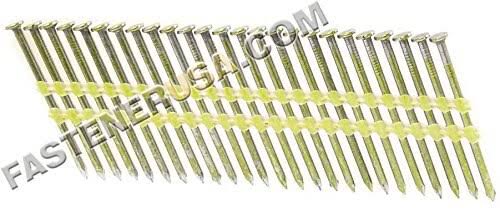 2 1/2x22 x .131 Smooth Brite Strip Nails 21 Degree 2m JobPak Q4774