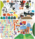 194 Piece Halloween Peel and Place Wall Decal Set L95642