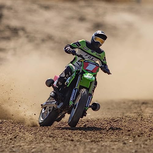 1/4 RC Motorcycle Ready-to-Run Combo with Battery and Charger Green V500079