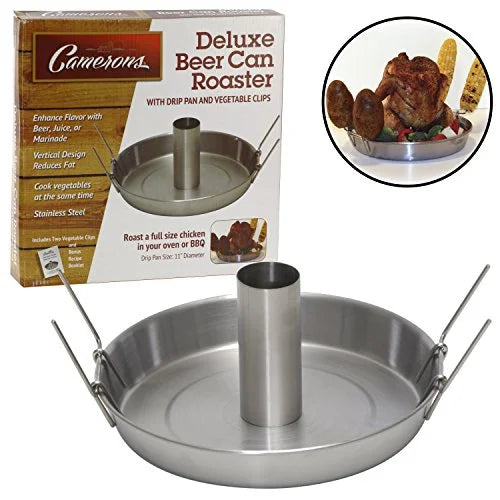 Stainless Steel Beer Can Chicken Roaster Q1365