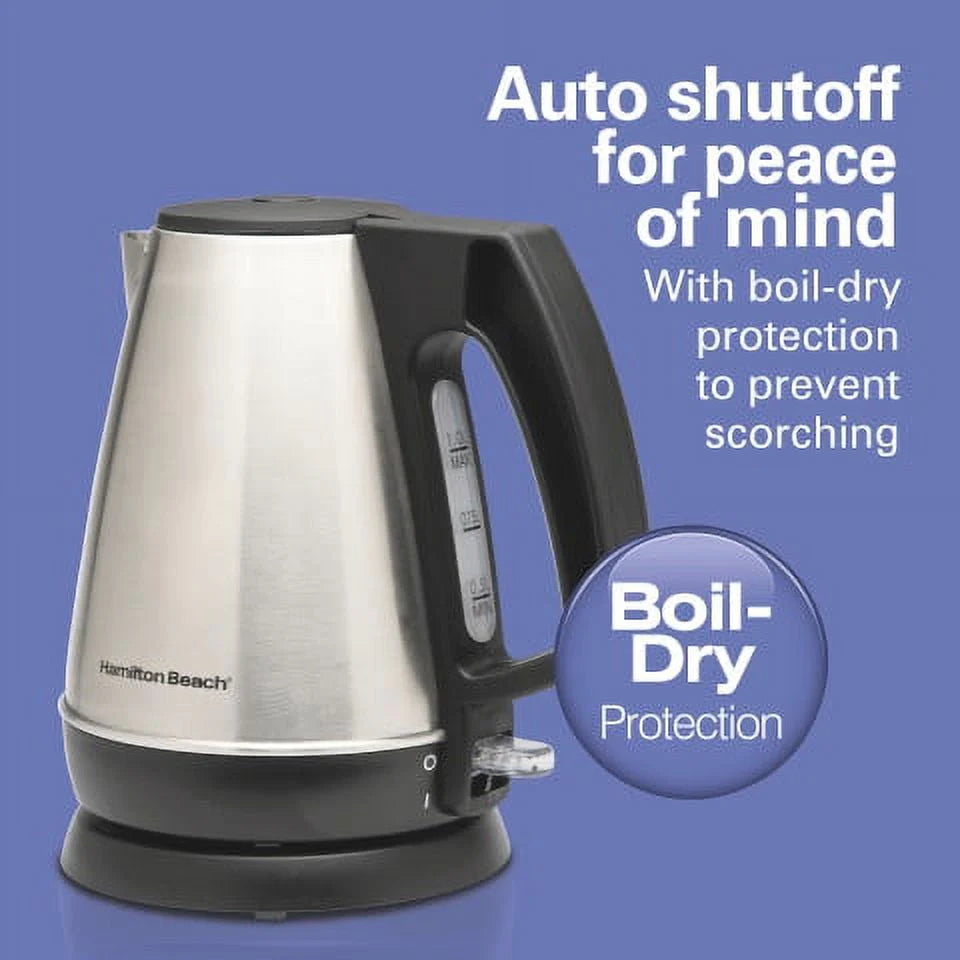 1 Liter Stainless Steel Electric Kettle H7821